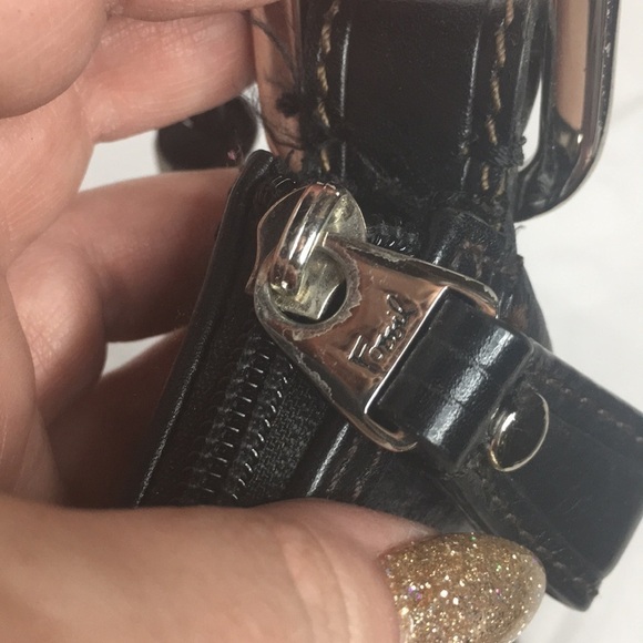 Fossil Jacquard Canvas hobo/shoulder bag - Picture 10 of 11